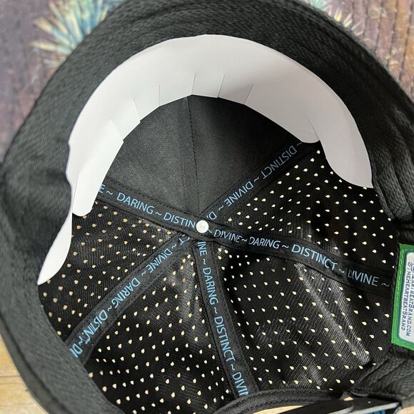 The Heartbeat Brand Snapback Trucker Hat Black One Size Adjustable 6 Panel - Picture 9 of 16